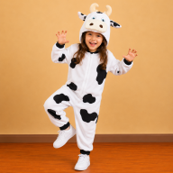 disfraz de vaca - talla 6 nina